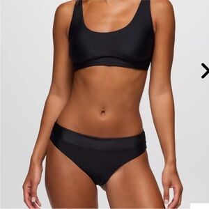 Prana Summer Wave Bikini Bottoms Black Size S